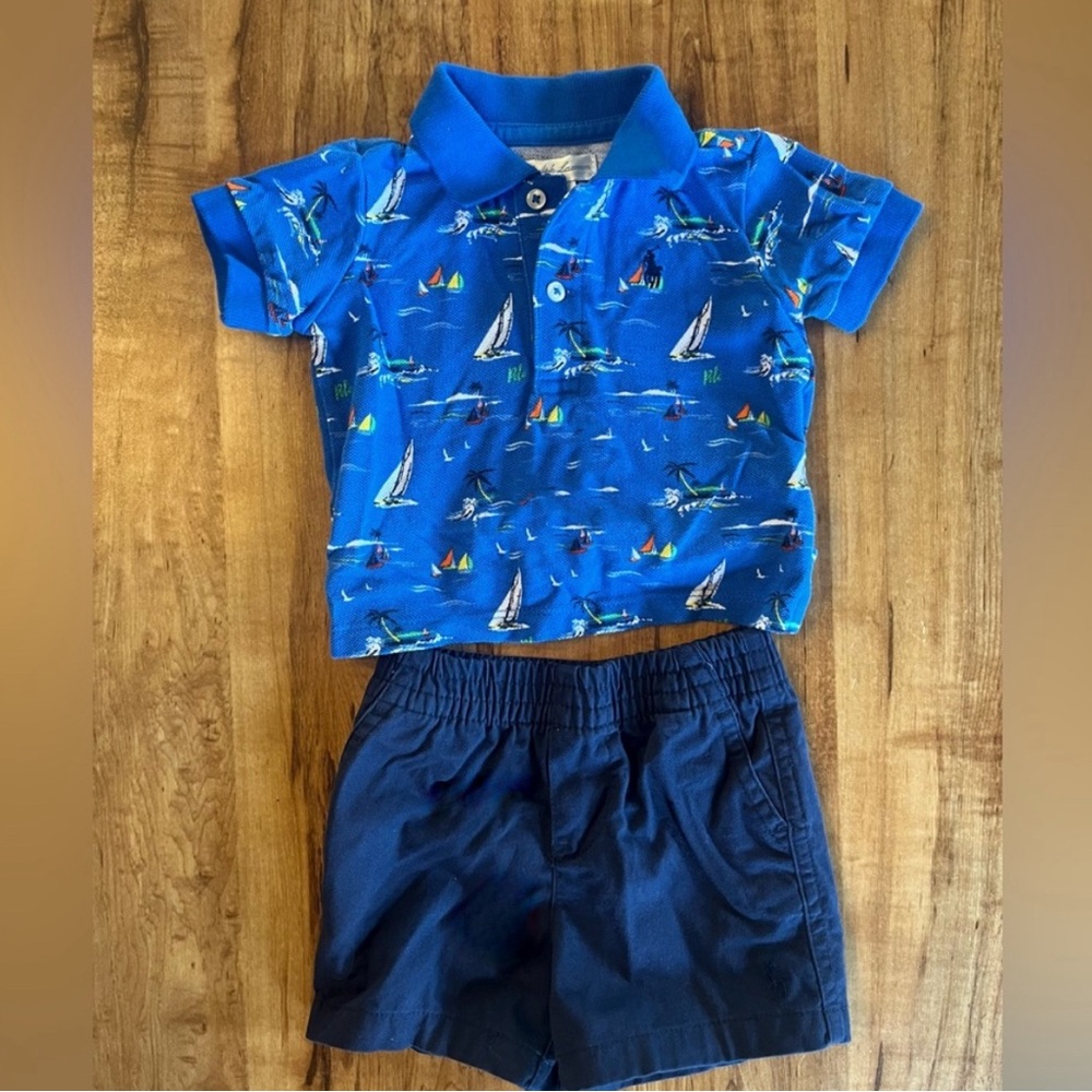 Ralph Lauren Baby Boy Set - 3 months